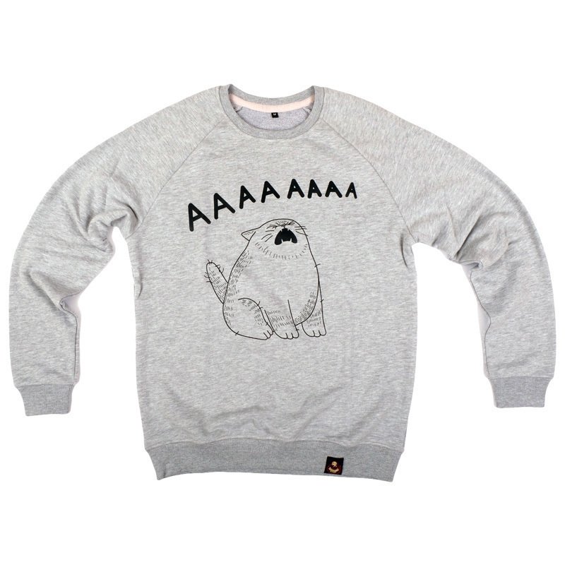 Футболка с котом ааааааа