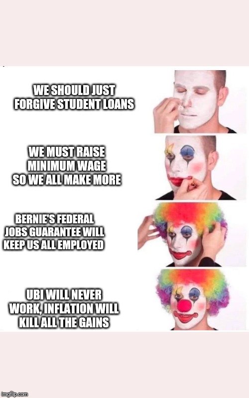 Клоун красится Мем