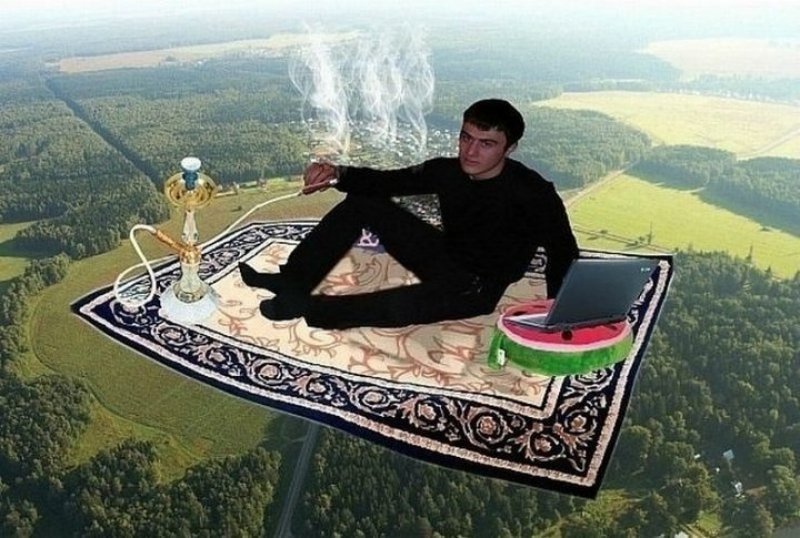 Ковер самолет чурка