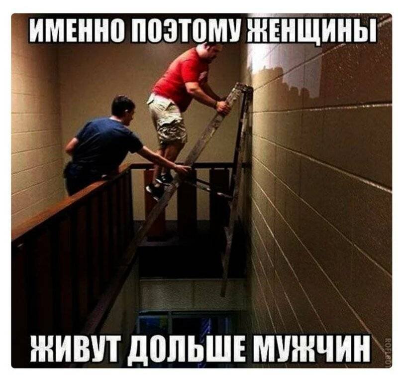 Женщины живут дольше мужчин