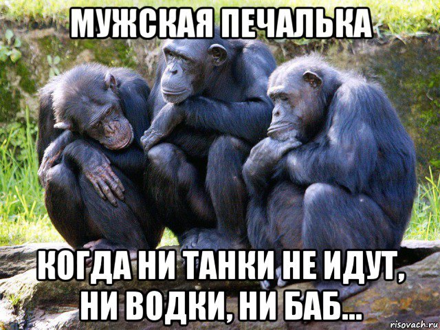 Так выглядит мужская печалька