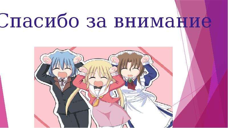 Спасибо за внимание э аниме