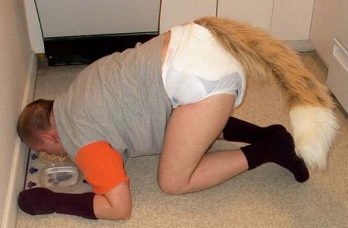 Мужик с лисьим хвостом