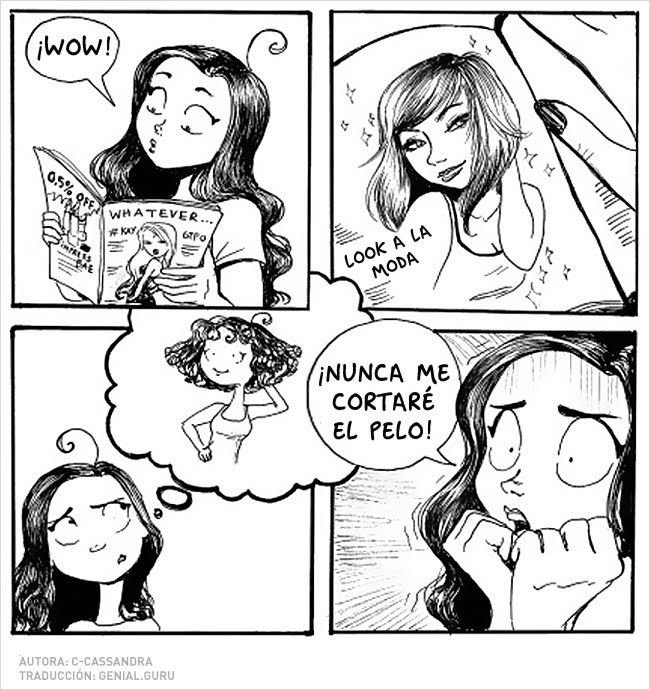 Смешные комиксы про девушек