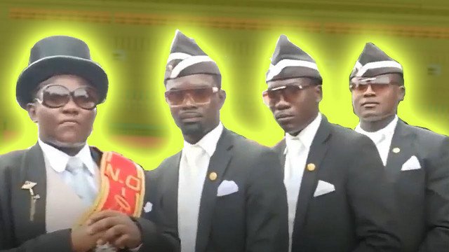 Негры с гробом