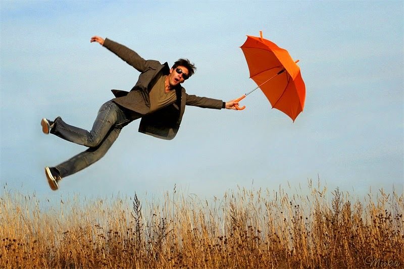 Летающий зонтик