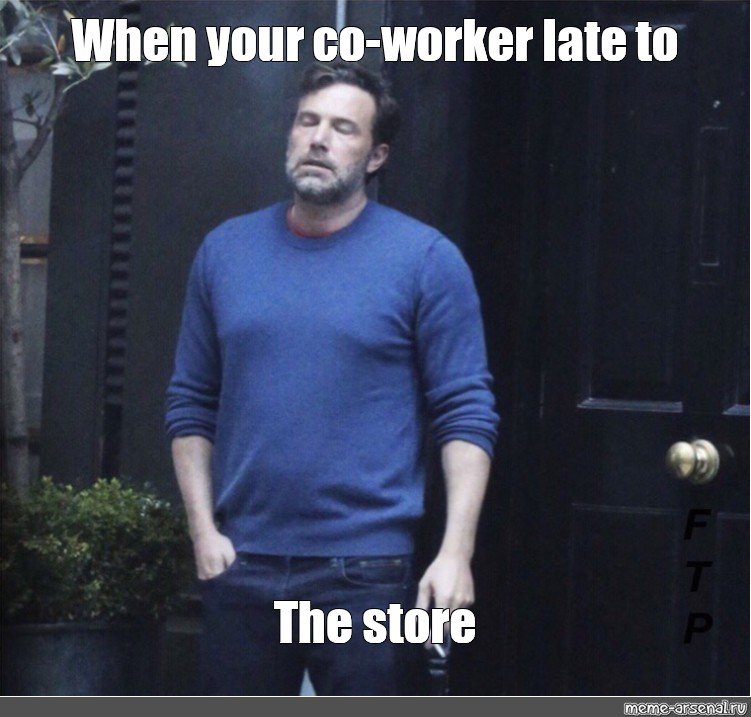 Бен Аффлек курит Мем