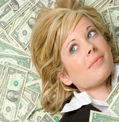 Девушка с деньгами