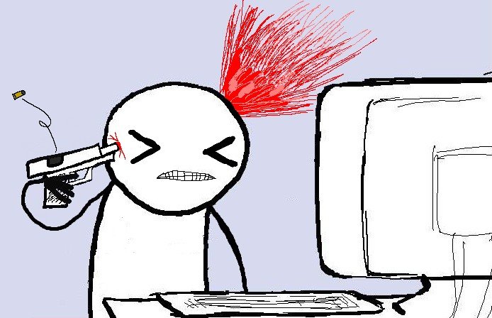 Убиться о клавиатуру