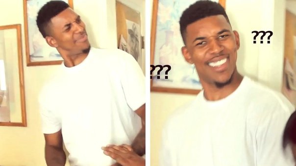 Негр с вопросительным знаком