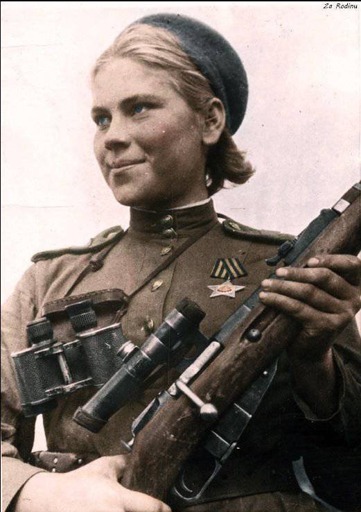 Роза Шанина снайпер