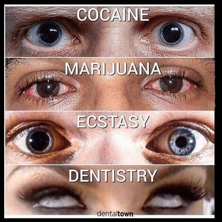 Зрачки под наркотиками