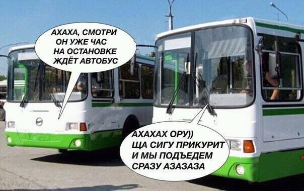 Шутки про автобус