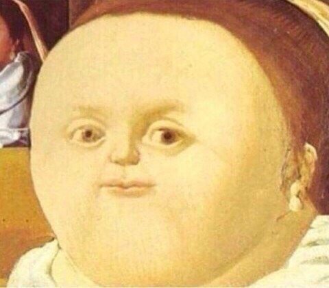 Толстое лицо