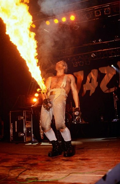 Rammstein концерт огонь