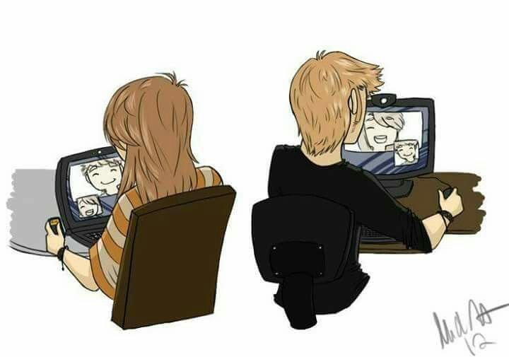 Общение в интернете иллюстрация