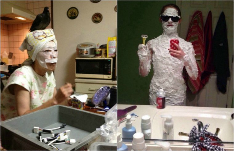 Мужчина готовится к свиданию