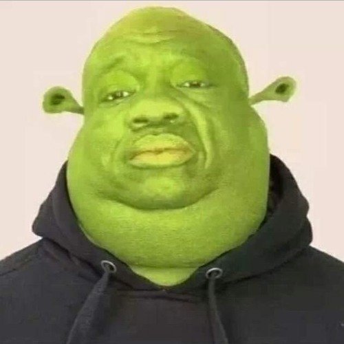 Шрек с лицом негра