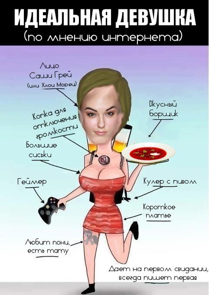 Идеальная женщина прикол