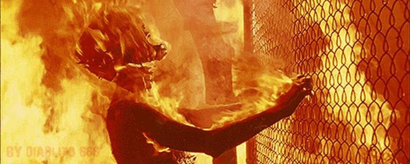Терминатор Сара Коннор в огне