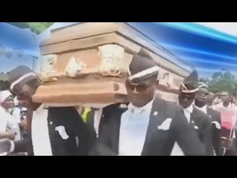 Негры несут гроб