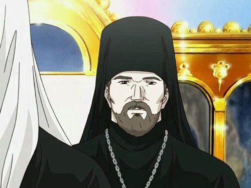 Православный священник аниме