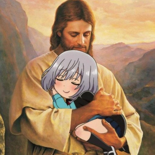 Девочка с Иисусом аниме