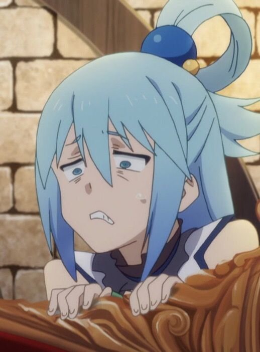Konosuba Aqua face