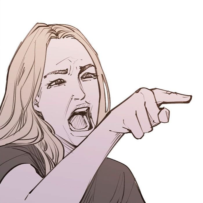 Кричащая женщина