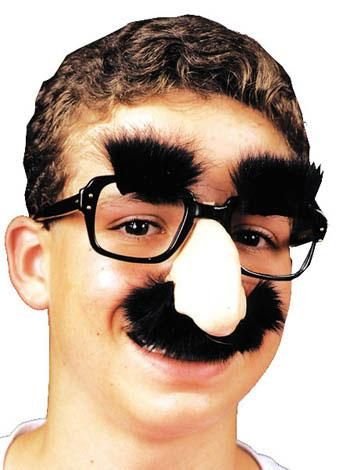 Очки с носом и усами