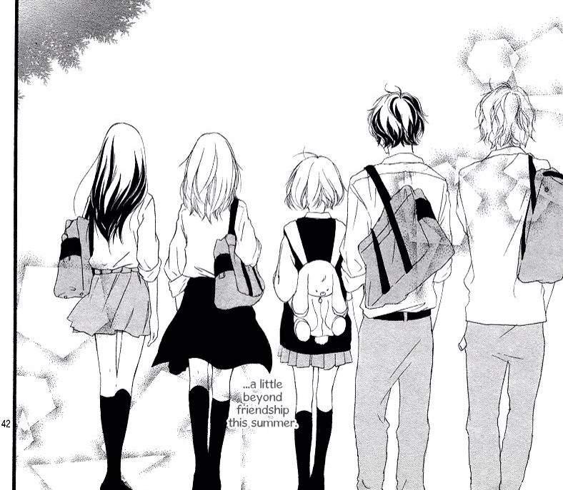 Идут навстречу друг другу аниме