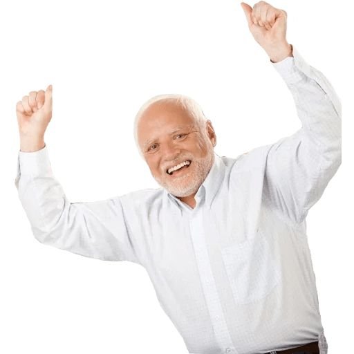 Мем Гарольд скрывающий