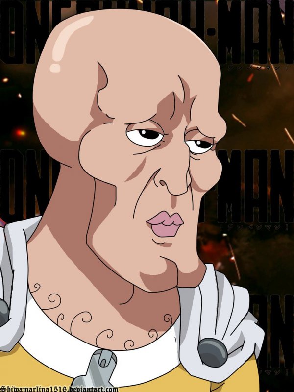 Персонаж с большим подбородком