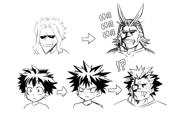 Раскадровка аниме моя геройская Академия