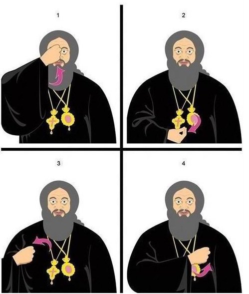 Как креститься