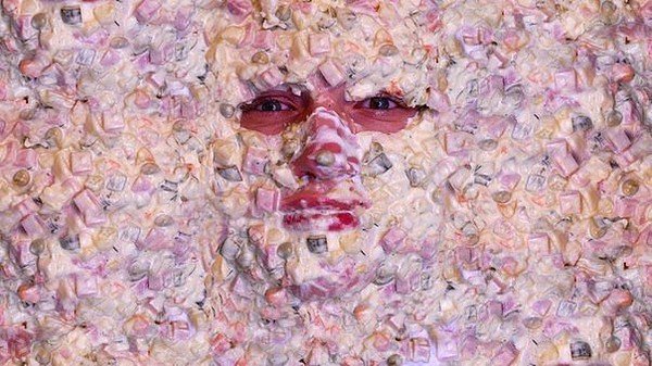 Маска для лица из Оливье