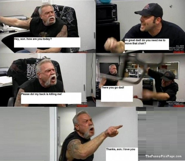 Мужики орут друг на друга Мем