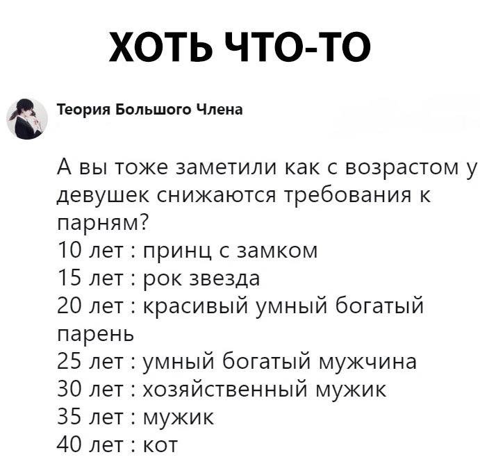 Смешные требования к девушке
