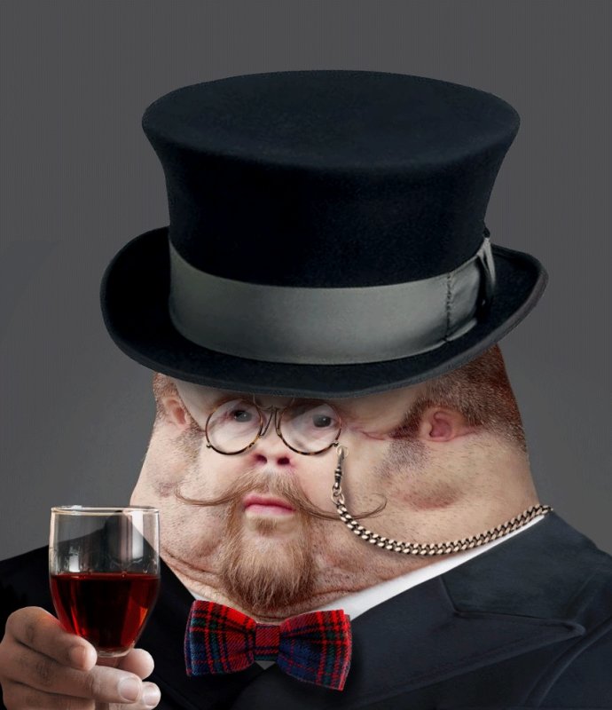 Люди со смешной шляпой