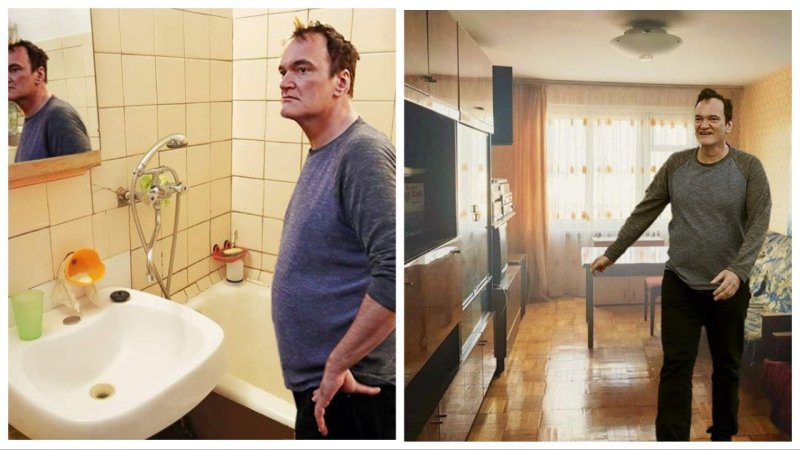 Мем Тарантино в квартире