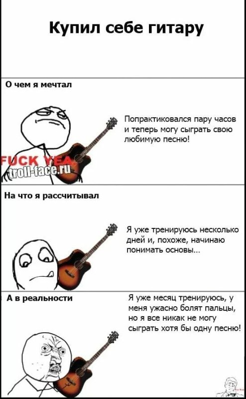 Фразы о гитаре