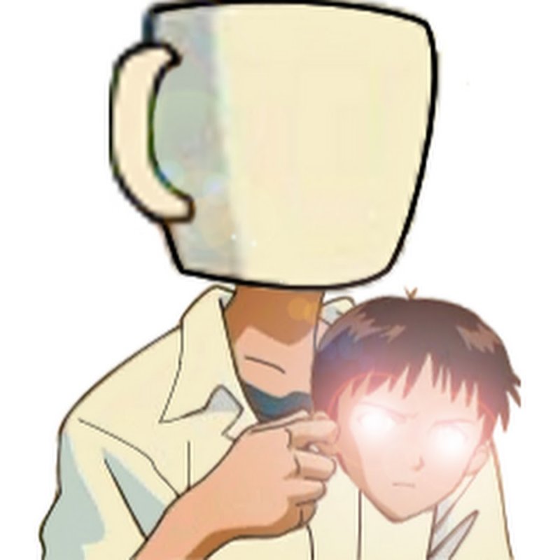 Евангелион Синдзи пьет чай