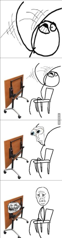 Мемы опрокидывает стол