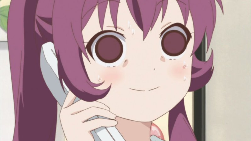 Испуганное лицо аниме