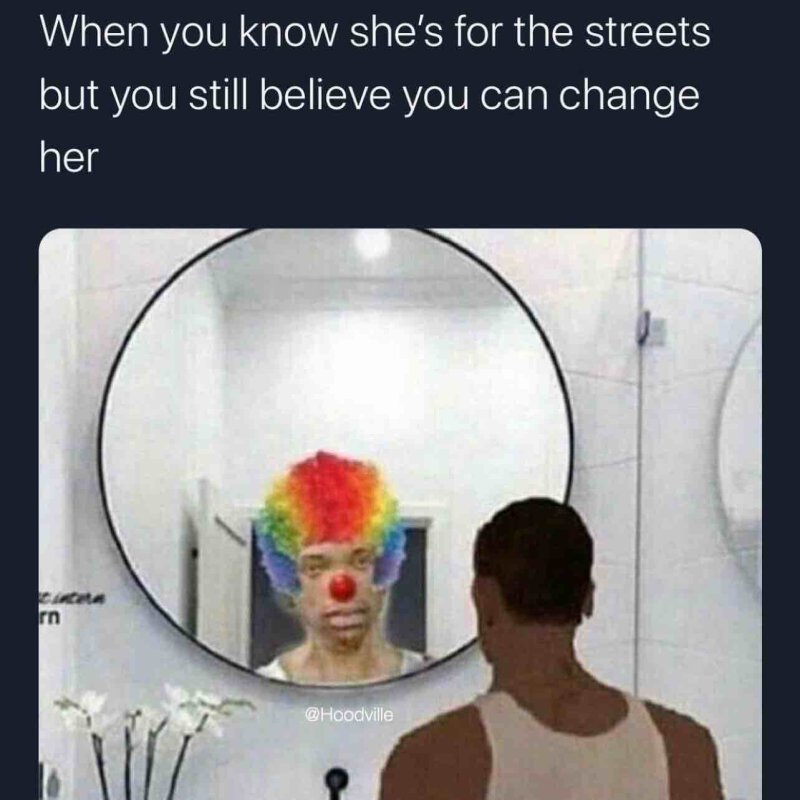 Клоун в зеркале