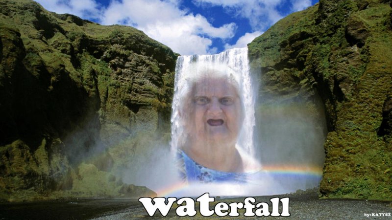 Водопад Мем