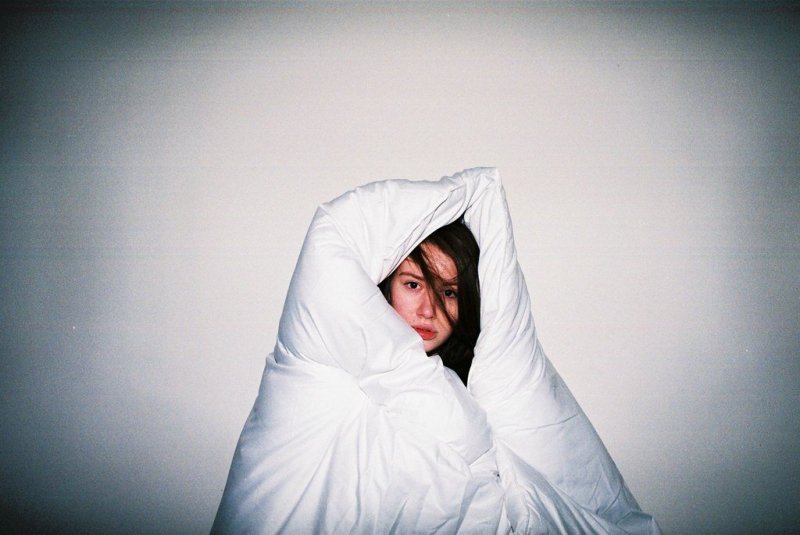 Укутанный в одеяло