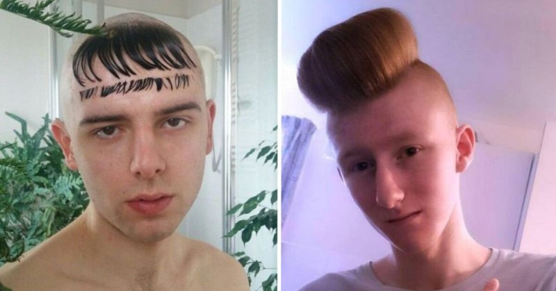 Прическа только челка