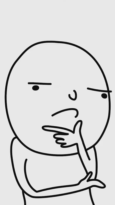 Задумался Мем