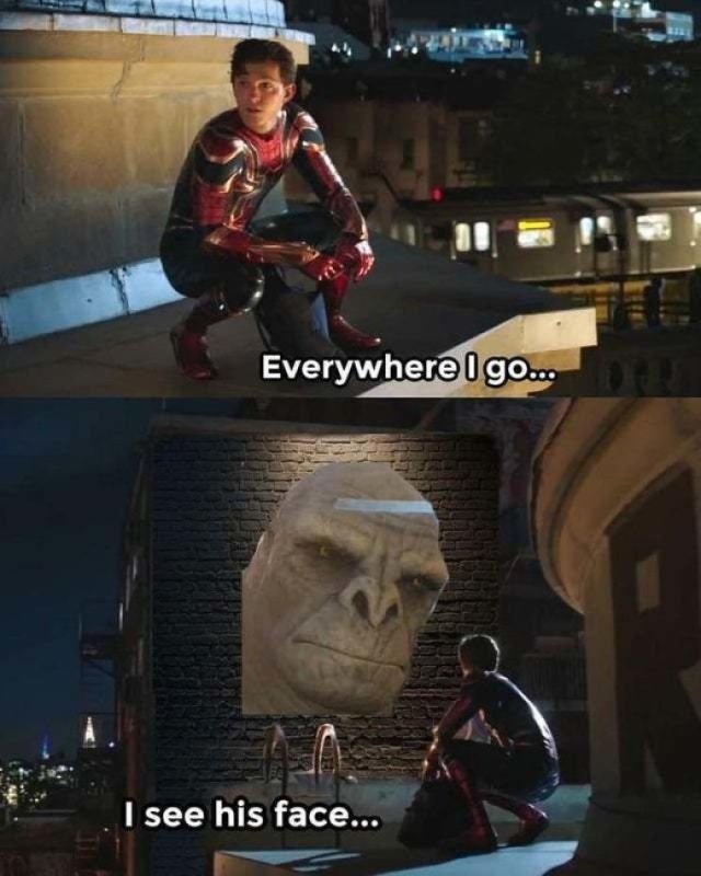 Куда бы я не пошел я вижу его лицо